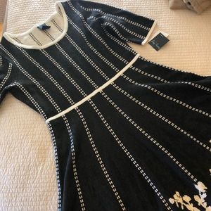 3/4 Sleeve Sweater Dress